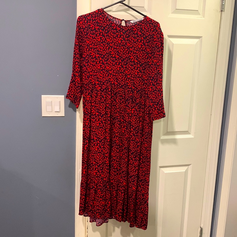 Zara size large midi dress